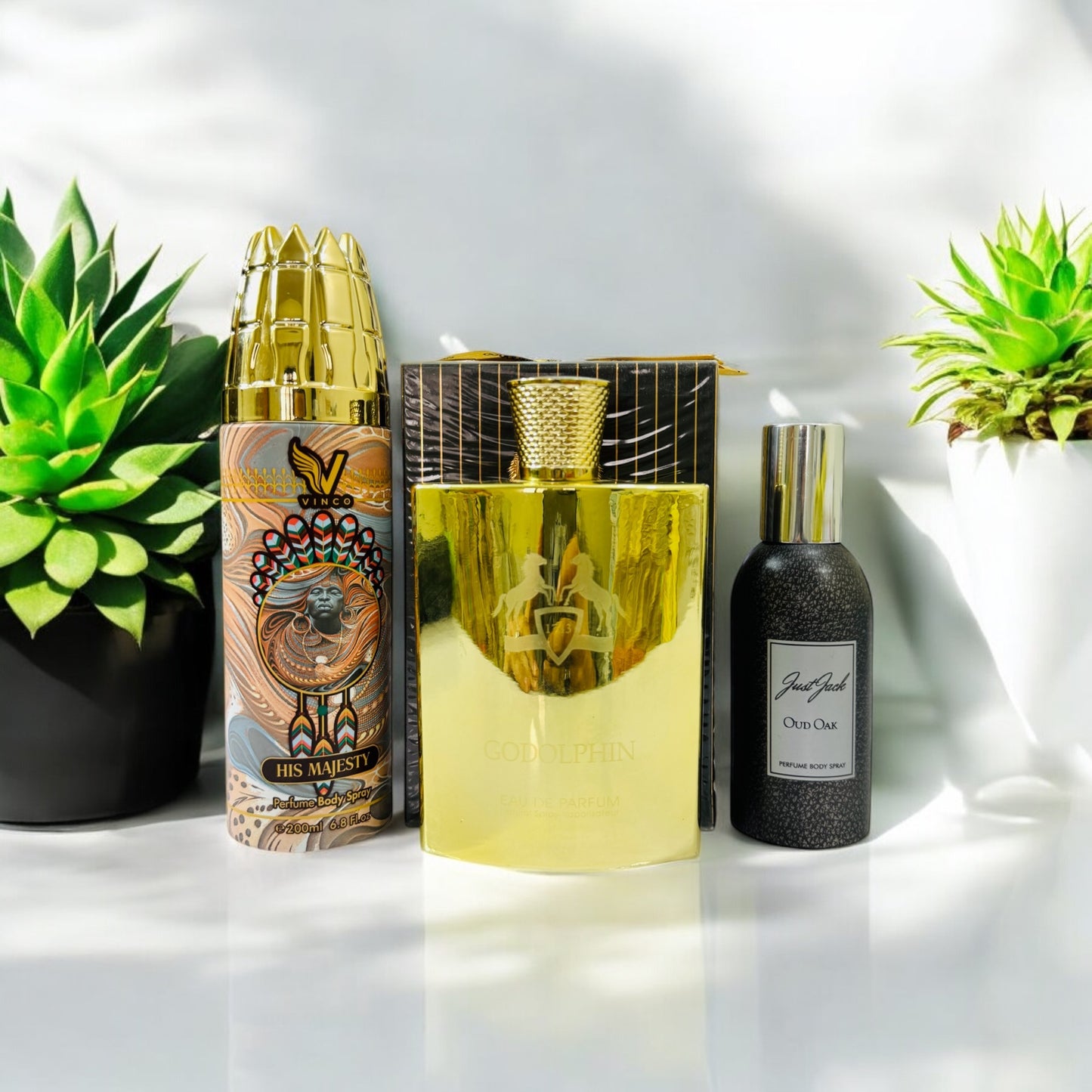 Godolphin with Just Jack Body Perfume and Vinco Body Spray (Ramadan Offer)