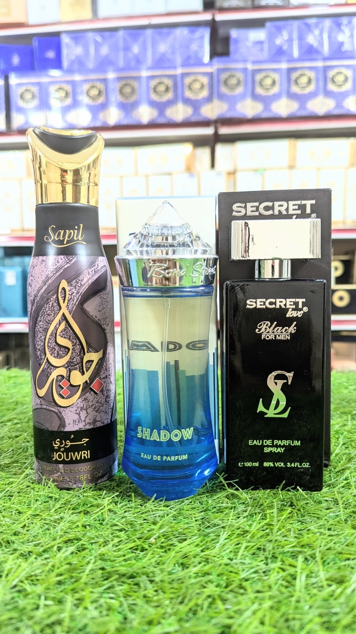 Branded Shadow Perfume, Secret Love Perfume and Sapil Body Spray Gift, Parcel Allow to Open