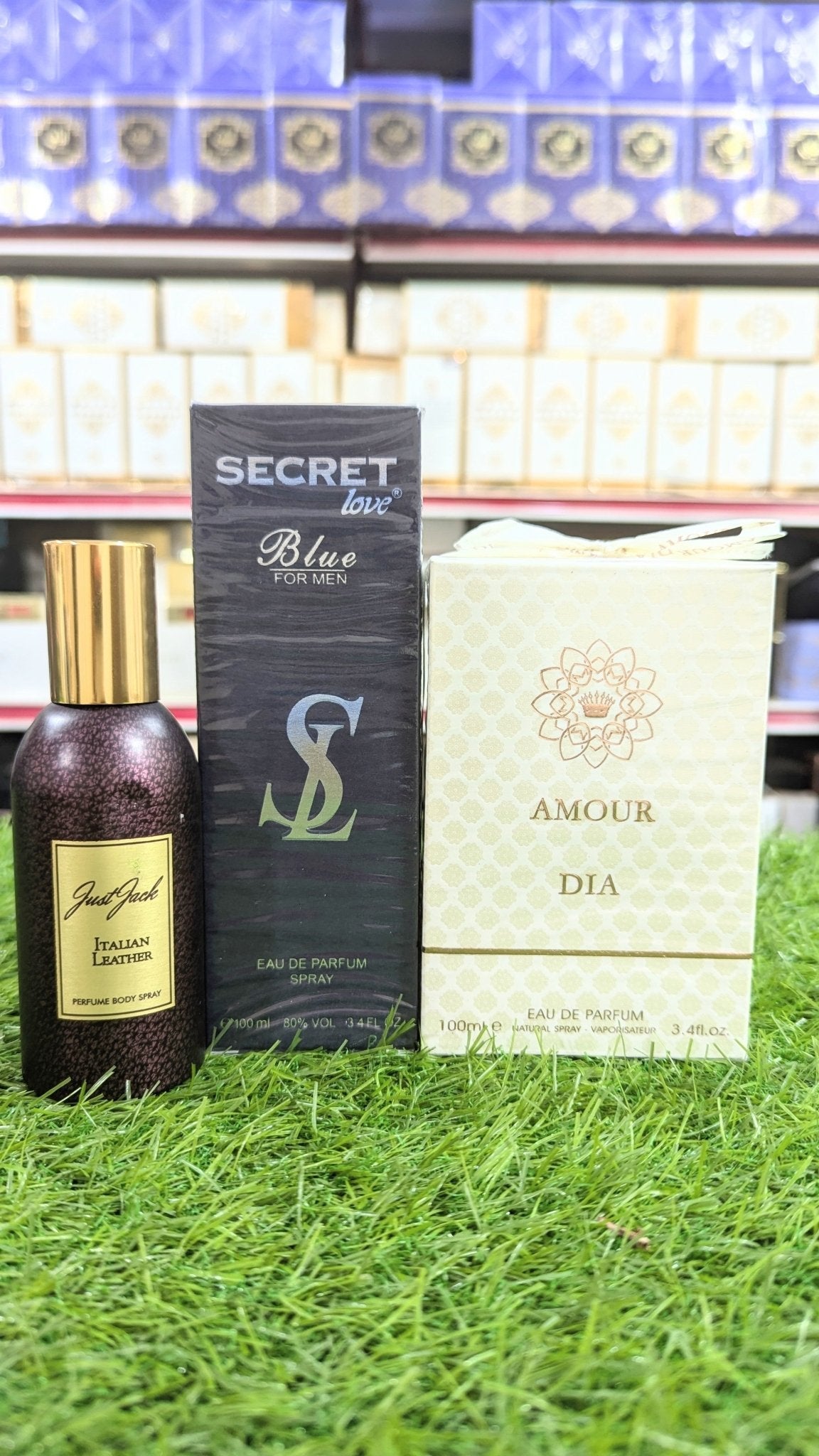 Imported Amour Dia, Secret Love Perfume and Italian Leather Body Spray Gift, Parcel Allow to Open