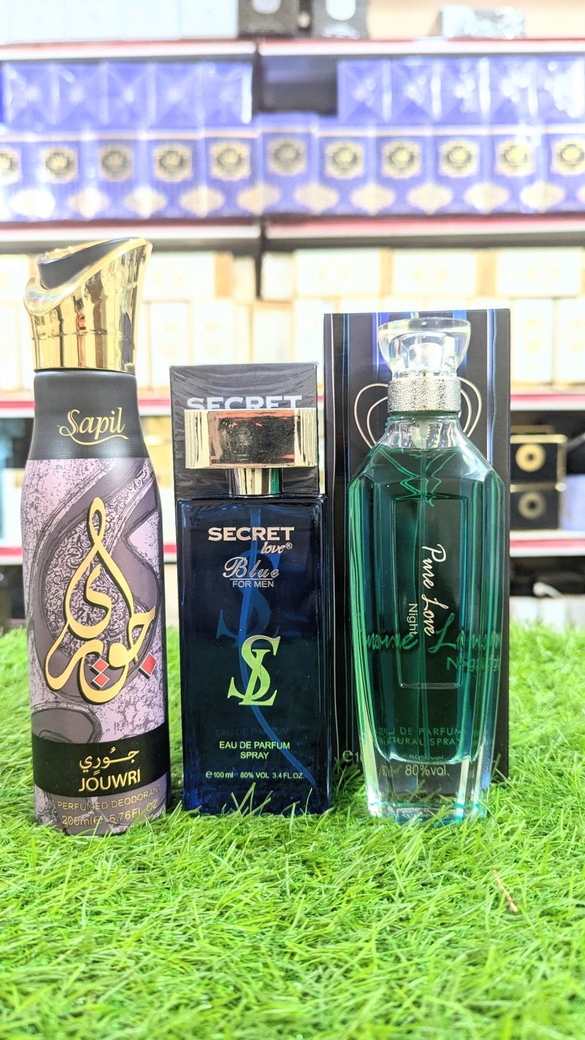 Pure Love Night, Secret Love Perfume and Sapil Body Spray Gift, Parcel Allow to Open